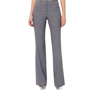 NEW YORK & COMPANY STRETCH Gray Bootcut Career Pants Size 8 Tall Trousers